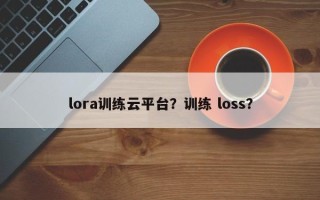 lora训练云平台？训练 loss？