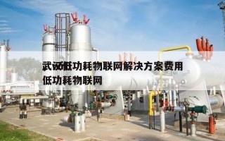 武汉低功耗物联网解决方案费用，wifi低功耗物联网