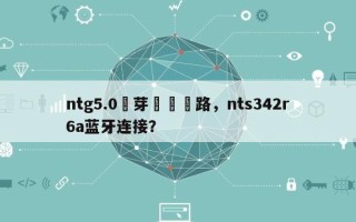 ntg5.0藍芽連線網路，nts342r6a蓝牙连接？