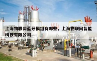 上海物联网蓝牙模组有哪些，上海物联网智能科技有限公司