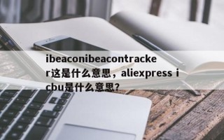 ibeaconibeacontracker这是什么意思，aliexpress icbu是什么意思？