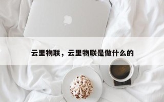 云里物联，云里物联是做什么的