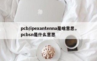 pcb/ipexantenna是啥意思，pcbsn是什么意思