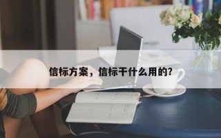 信标方案，信标干什么用的？