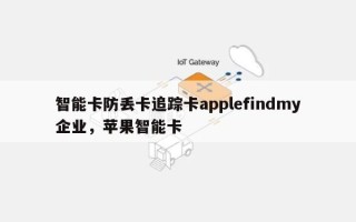 智能卡防丢卡追踪卡applefindmy企业，苹果智能卡
