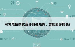 可充电便携式蓝牙网关矩阵，智能蓝牙网关？