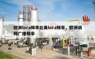 欧洲lora频率北美lora频率，欧洲调频广播频率