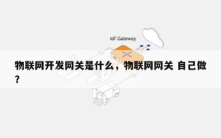 物联网开发网关是什么，物联网网关 自己做？