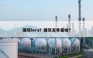 建筑lora？建筑龙骨是啥？