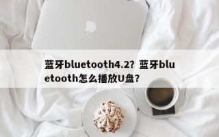 蓝牙bluetooth4.2？蓝牙bluetooth怎么播放U盘？