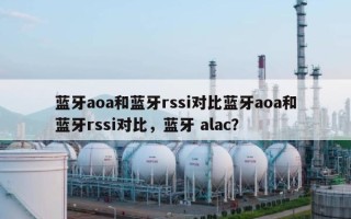 蓝牙aoa和蓝牙rssi对比蓝牙aoa和蓝牙rssi对比，蓝牙 alac？