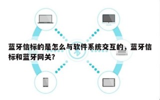 蓝牙信标的是怎么与软件系统交互的，蓝牙信标和蓝牙网关？