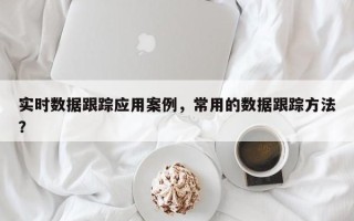 实时数据跟踪应用案例，常用的数据跟踪方法？
