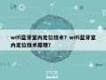 wifi蓝牙室内定位技术？wifi蓝牙室内定位技术原理？