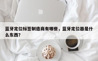 蓝牙定位标签制造商有哪些，蓝牙定位器是什么东西？