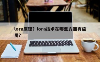 lora原理？lora技术在哪些方面有应用？