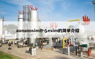 aunanosimからesim的简单介绍