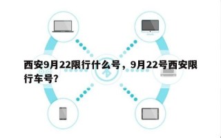 西安9月22限行什么号，9月22号西安限行车号？