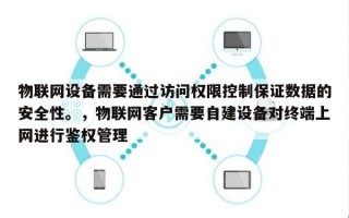物联网设备需要通过访问权限控制保证数据的安全性。，物联网客户需要自建设备对终端上网进行鉴权管理