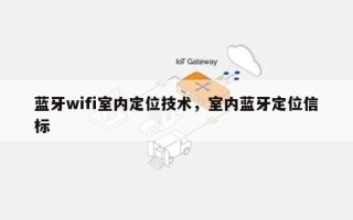 蓝牙wifi室内定位技术，室内蓝牙定位信标