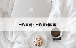 一汽夏利？一汽厦利股票？