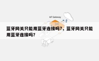 蓝牙网关只能用蓝牙连接吗?，蓝牙网关只能用蓝牙连接吗？