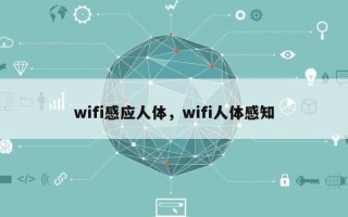 wifi感应人体，wifi人体感知