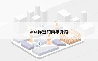 aoa标签的简单介绍