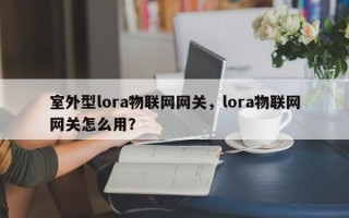 室外型lora物联网网关，lora物联网网关怎么用？