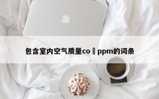 包含室内空气质量co₂ppm的词条