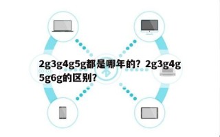 2g3g4g5g都是哪年的？2g3g4g5g6g的区别？