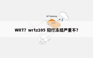 WRT？wrtz105 招行冻结严重不？