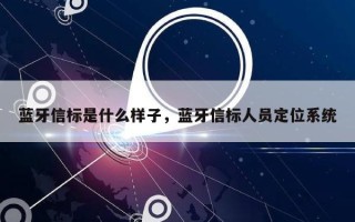 蓝牙信标是什么样子，蓝牙信标人员定位系统