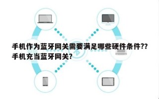 手机作为蓝牙网关需要满足哪些硬件条件?？手机充当蓝牙网关？