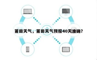 莆田天气，莆田天气预报40天准确？