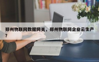 郑州物联网数据网关，郑州物联网企业云生产？