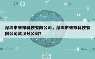 深圳市来邦科技有限公司，深圳市来邦科技有限公司武汉分公司？