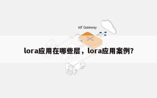 lora应用在哪些层，lora应用案例？