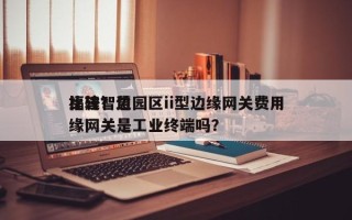 福建智慧园区ii型边缘网关费用比较？边缘网关是工业终端吗？