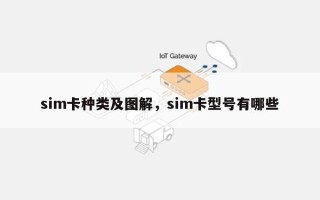 sim卡种类及图解，sim卡型号有哪些