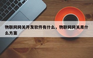 物联网网关开发软件有什么，物联网网关用什么方案