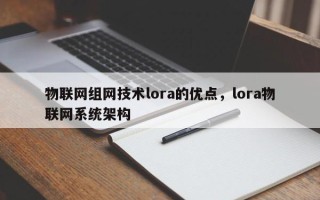 物联网组网技术lora的优点，lora物联网系统架构