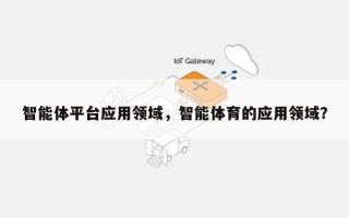 智能体平台应用领域，智能体育的应用领域？