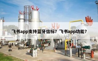 飞书app支持蓝牙信标？飞书app功能？