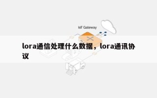 lora通信处理什么数据，lora通讯协议