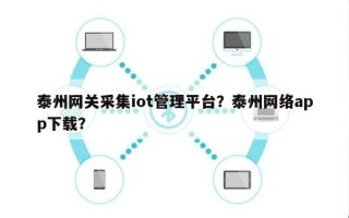 泰州网关采集iot管理平台？泰州网络app下载？