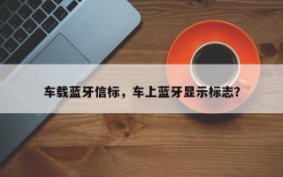 车载蓝牙信标，车上蓝牙显示标志？