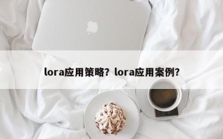 lora应用策略？lora应用案例？