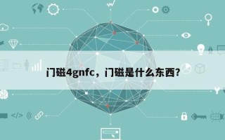 门磁4gnfc，门磁是什么东西？