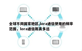 全球不同国家地区,lora通信使用的频率范围，lora通信距离多远